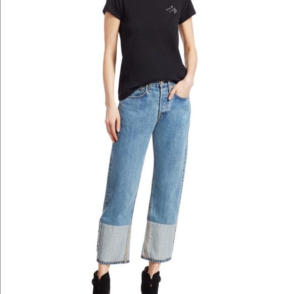 rag and bone two tone jeans